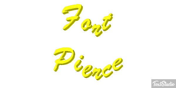 Fort Pierce Efeito do texto