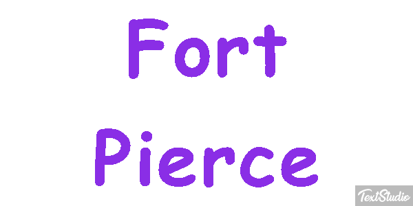 Fort Pierce Efeito do texto