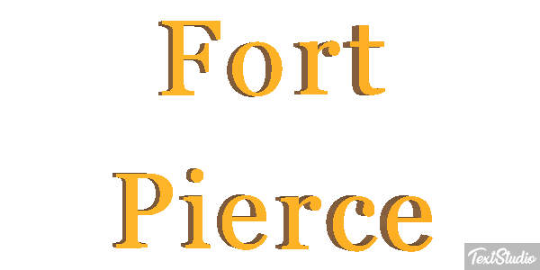 Fort Pierce Efeito do texto