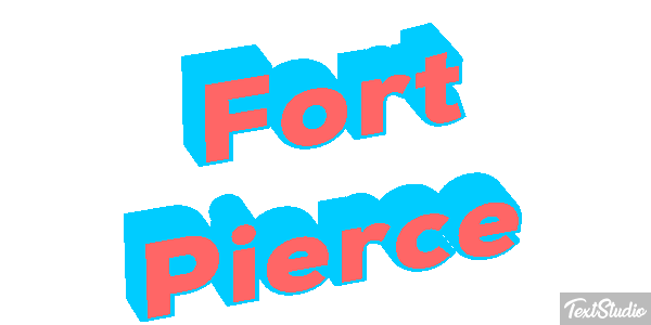 Fort Pierce Efeito do texto