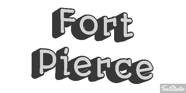 Fort Pierce Efeito do texto