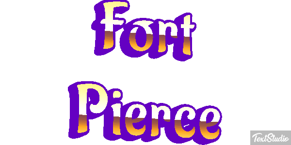 Fort Pierce Efeito do texto