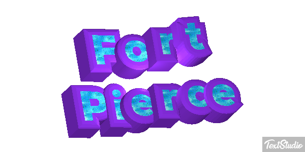 Fort Pierce Efeito do texto