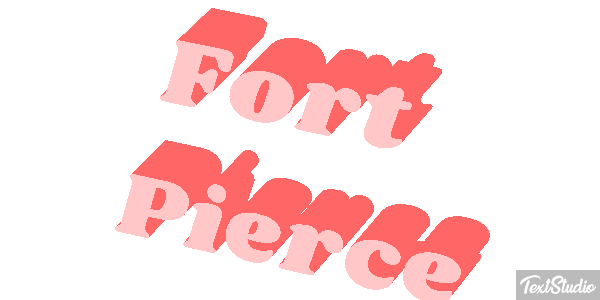 Fort Pierce Efeito do texto