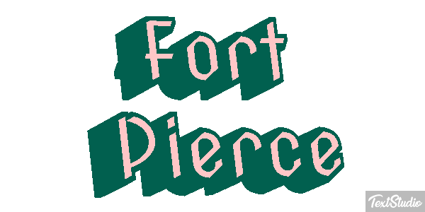 Fort Pierce Efeito do texto