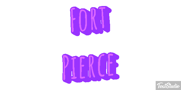 Fort Pierce Efeito do texto