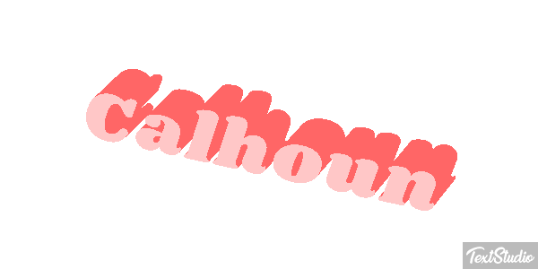 Calhoun Text effect