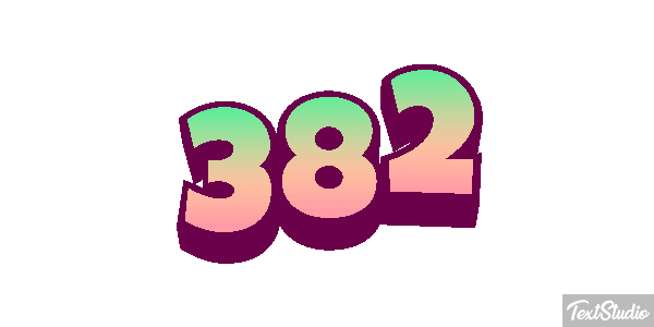 382 Text effect