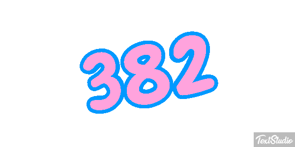 382 Text effect