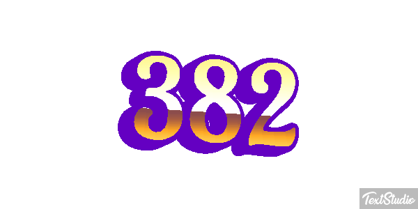 382 Text effect