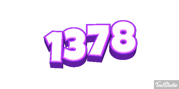 1378 Tekst effect