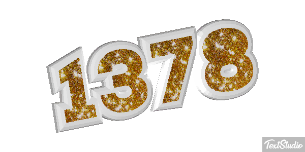 1378 Tekst effect