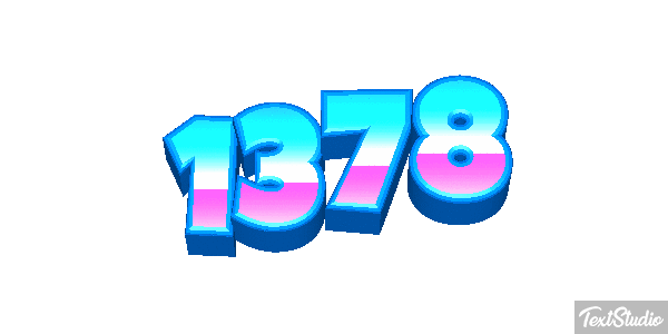 1378 Tekst effect