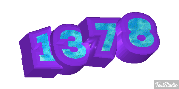 1378 Tekst effect