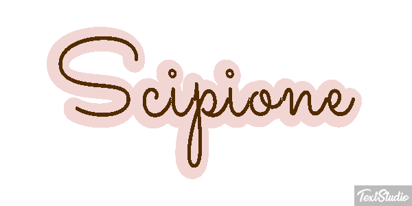 Scipione Effetto testo