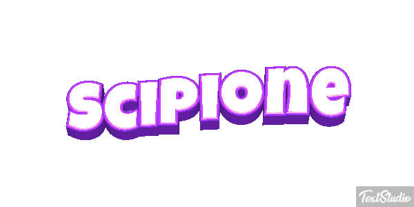 Scipione Effetto testo