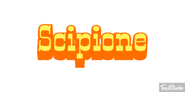 Scipione Effetto testo