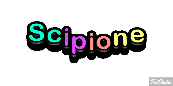 Scipione Effetto testo
