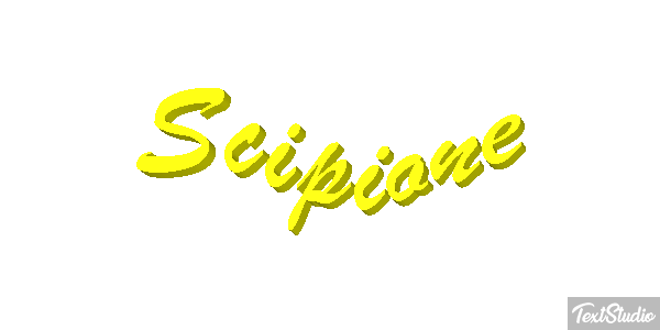 Scipione Effetto testo