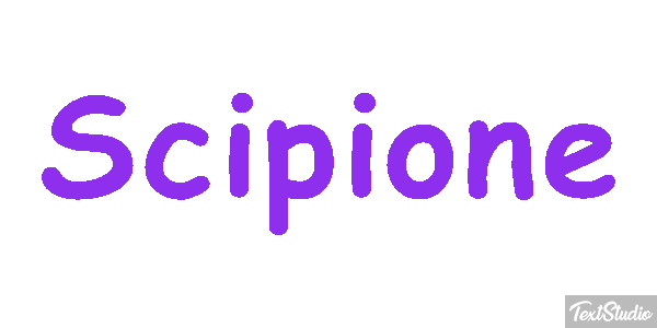 Scipione Effetto testo