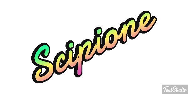 Scipione Effetto testo