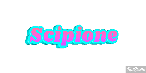 Scipione Effetto testo