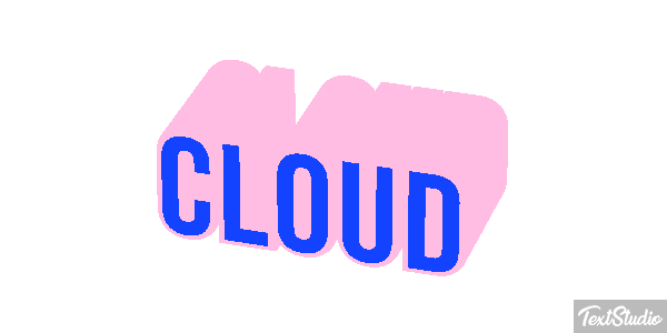 Cloud Text effect