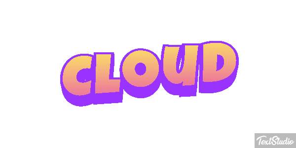 Cloud Text effect