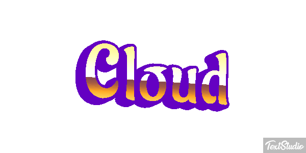 Cloud Text effect