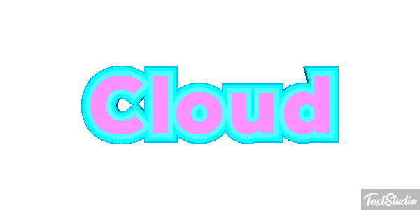 Cloud Text effect