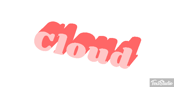 Cloud Text effect