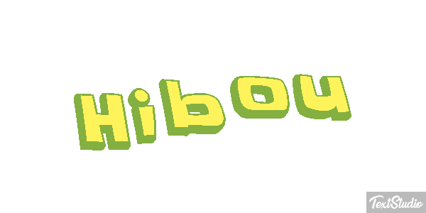 Hibou Effet de texte