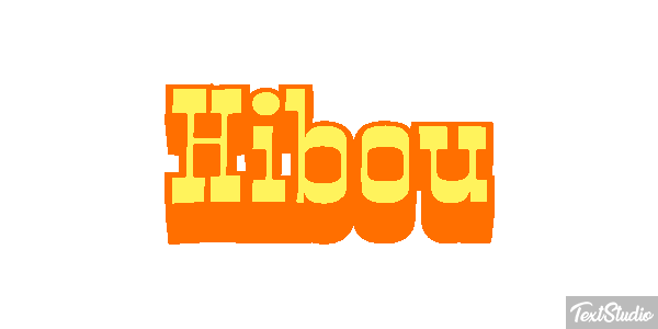 Hibou Effet de texte
