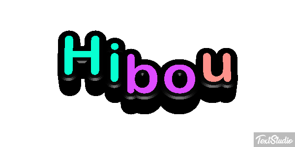 Hibou Effet de texte