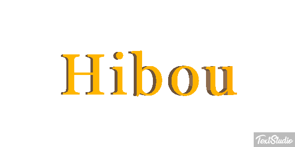Hibou Effet de texte
