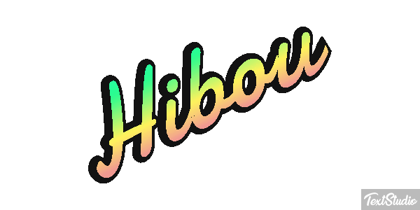 Hibou Effet de texte