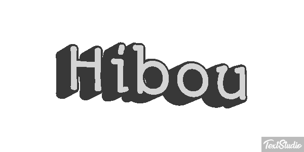 Hibou Effet de texte