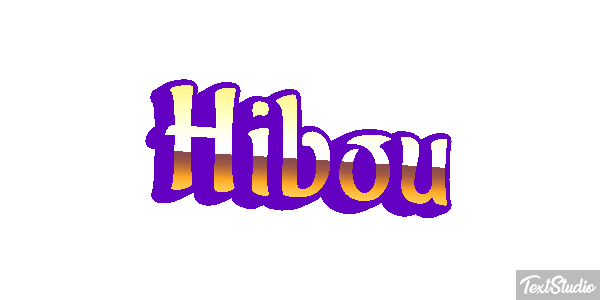 Hibou Effet de texte