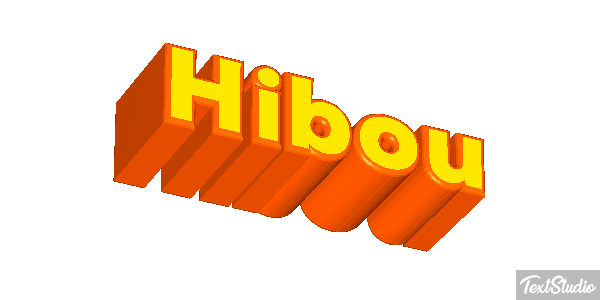 Hibou Effet de texte