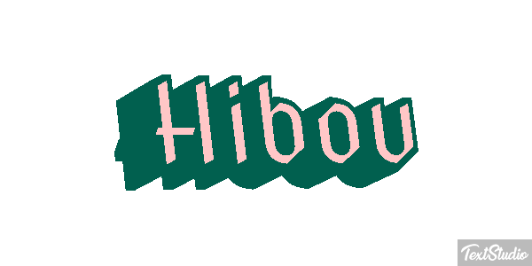 Hibou Effet de texte