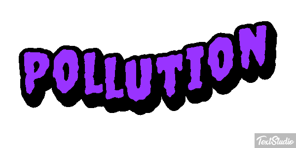 Pollution テキスト効果