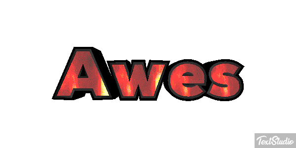 Awes Text effect