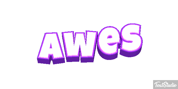 Awes Text effect