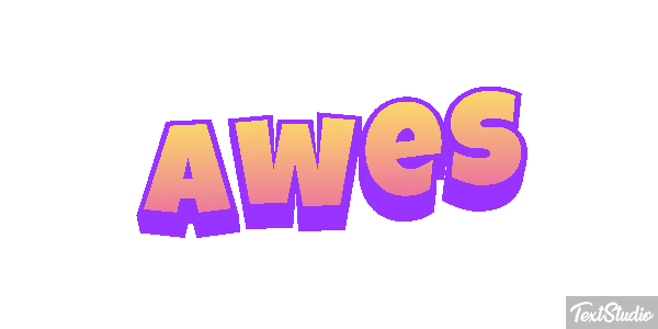 Awes Text effect