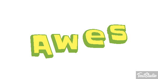 Awes Text effect