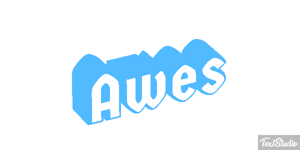 Awes Text effect
