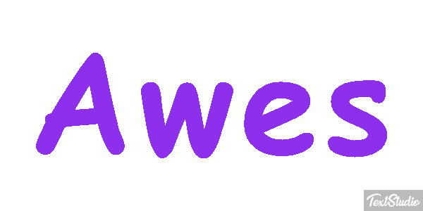 Awes Text effect