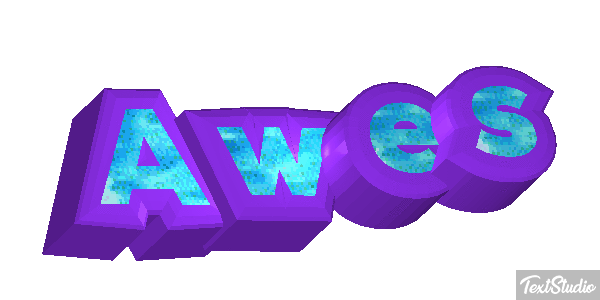Awes Text effect
