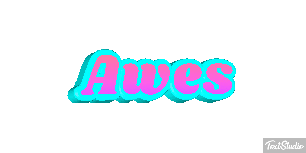 Awes Text effect