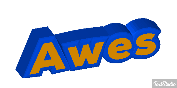 Awes Text effect